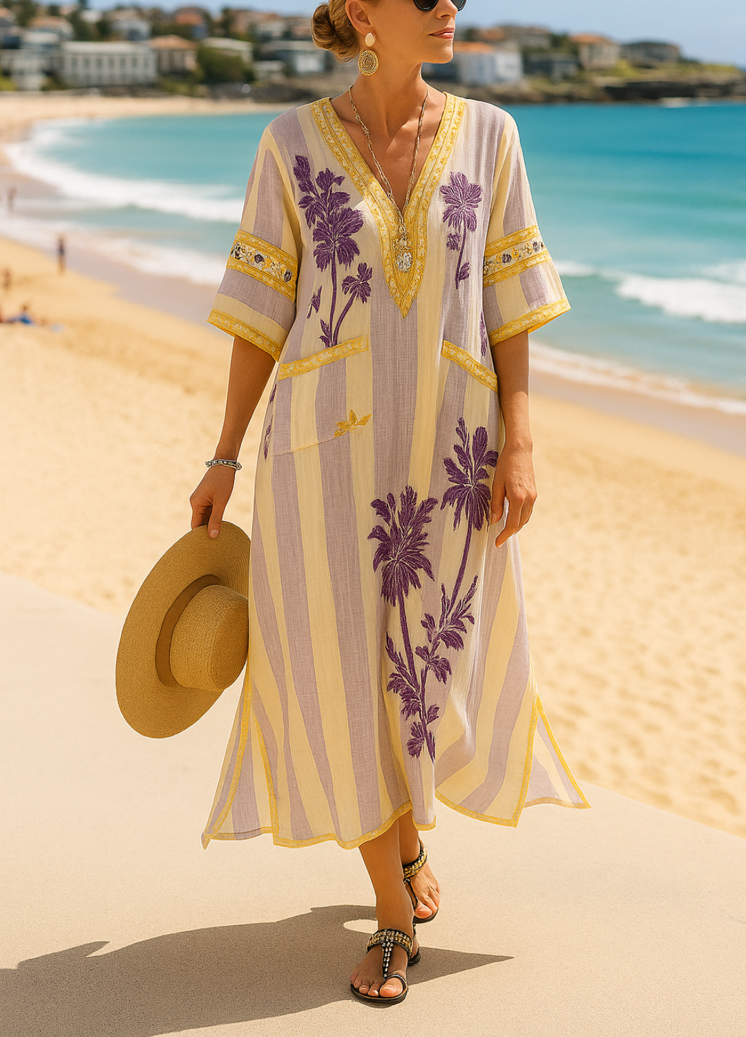 Colourful Linen Dress