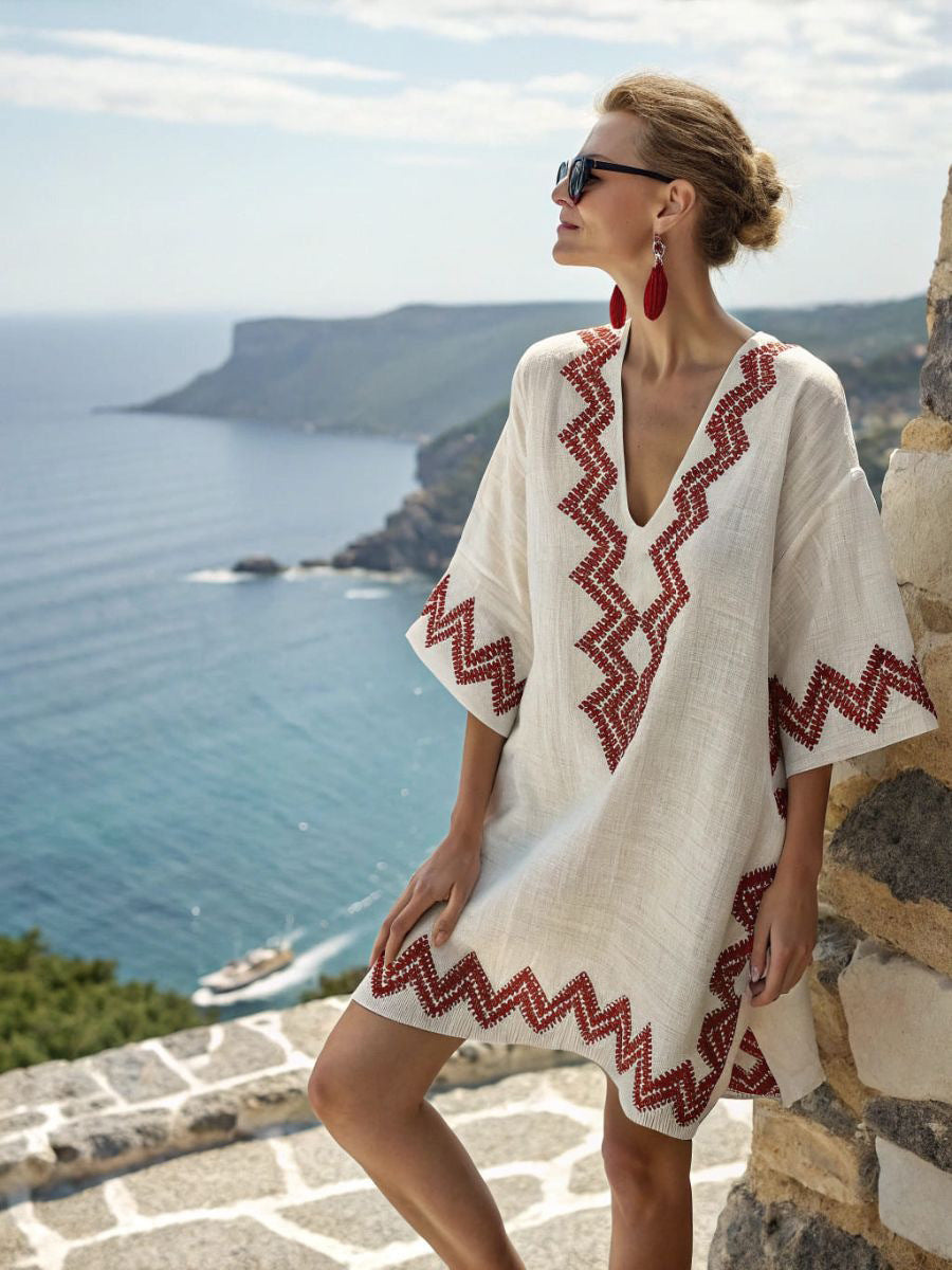 Minimal Linen Dress
